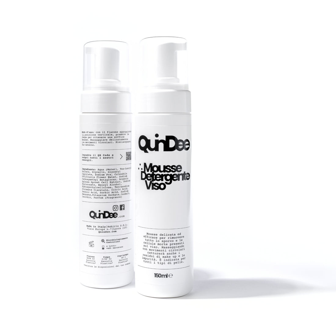 mousse detergente quindee